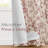 Linen Blackout Peony Flower Printed Rod Pocket Curtain Pair-52699738-50189900