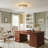 4 - Light Glass Flush Mount Ceiling Light