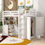 Lit mezzanine avec tiroirs, bureau et garde-robe-80112713-80112712
