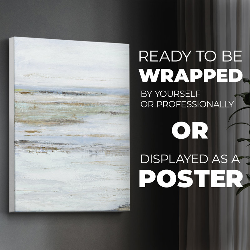 «Mute Misty Marsh I», impression sur toile seulement - non encadrée, H 18 po x l 12 po