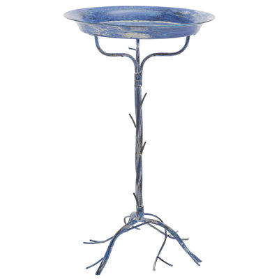 Juriana Metal Single Tier Birdbath