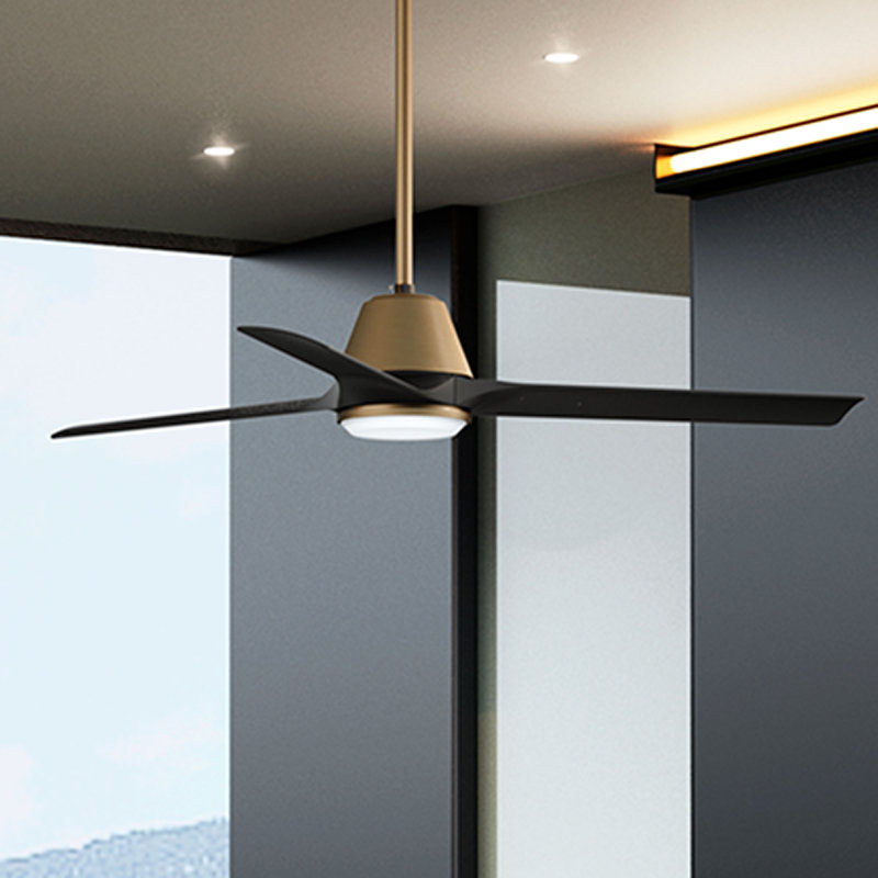 Hunter 60 inch Aeronaut Wi-Fi ENERGY STAR® Damp Rated Ceiling Fan with LED Light Kit and Handheld Remote