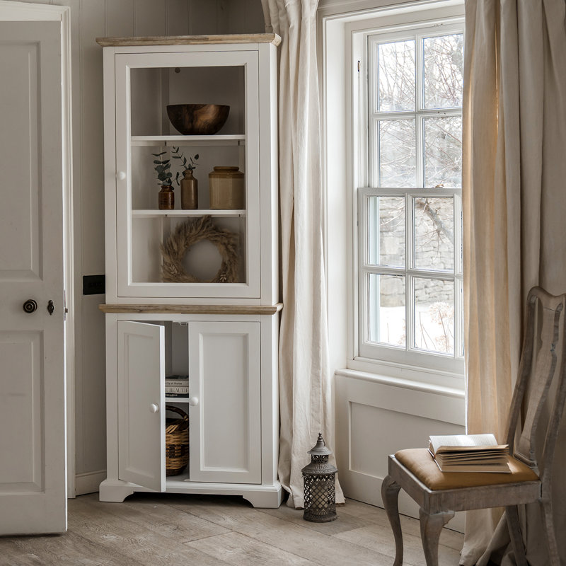 Teague Display Cabinet, White