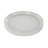 Cole And Grey 3 Piece Ceramic Abstract Circle Patterned Planter With Brown Accents And Base Tray Set