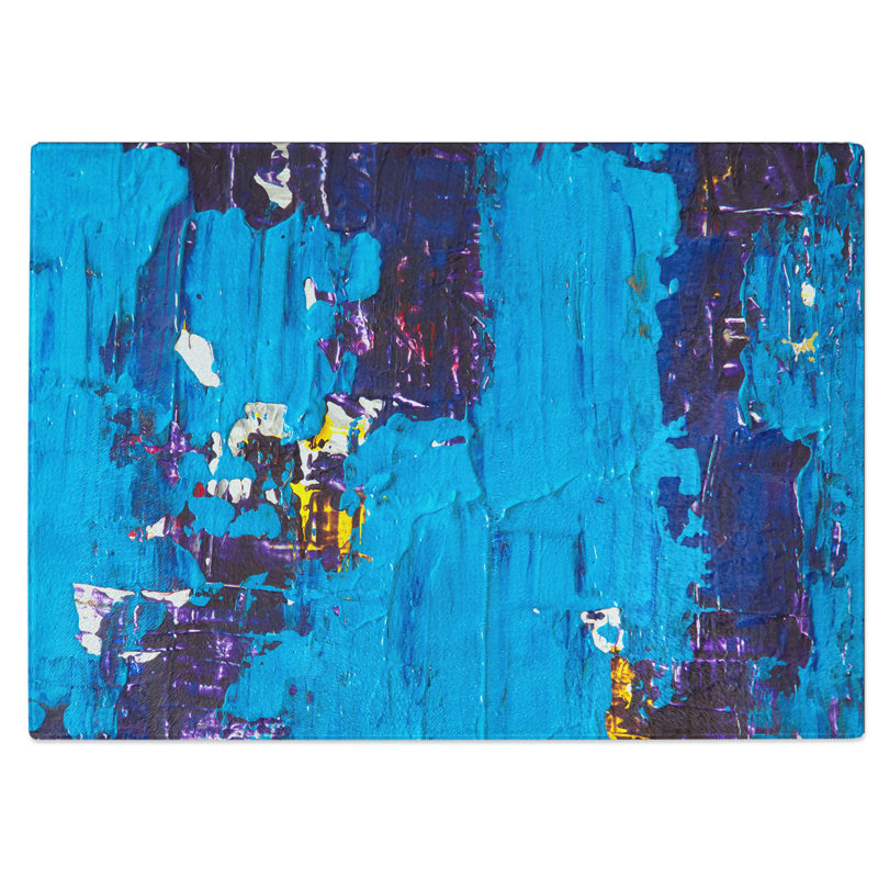 Tempered Glass Art Painting Vol.356 Chopping Board, 39 cm W x 28.5 cm L