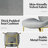 17'' H Velvet Upholstered Side Chair-917853641