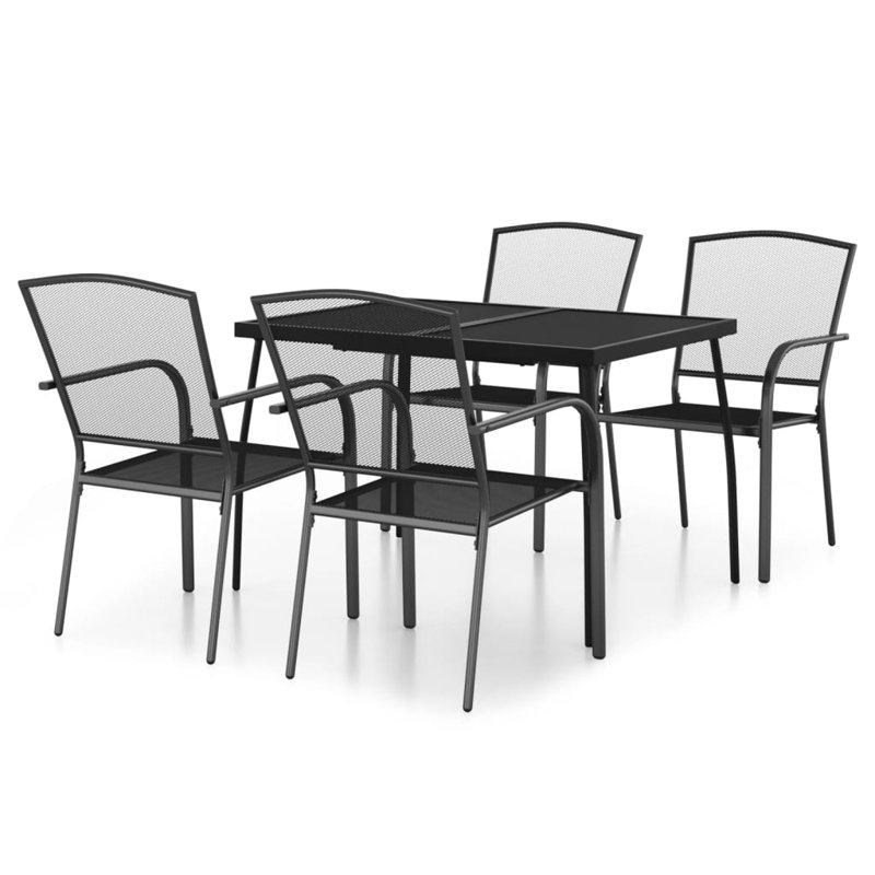 Carles 4 - Person Patio Dining Set with Rectangular Table