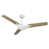 White with Light Wooden Pattern Blade
