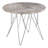 Prunus Round Side Table  with Grey-Brown Marble Top