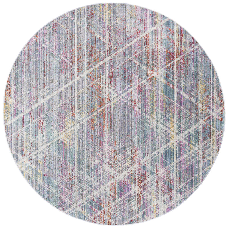 Langton Performance Abstract Rug, Round 6'