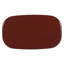 Table basse rectangulaire rouge ultrabrillant