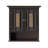 Caleb Removable Two-Door Wall Cabinet with Glass Mosaic Doors, Adjustable Shelf for Bathroom or Home Storage-926225239