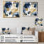 " Abstract Pattern With Blue And Golden Textures III "-2046574714-2046574713