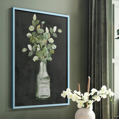 Artisanal Bouquet I, reproduction encadrée - bois massif