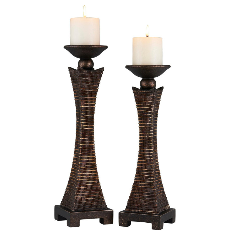 Ensemble de 2 chandeliers de 15,75 po et 17,5 po de hauteur Kayan