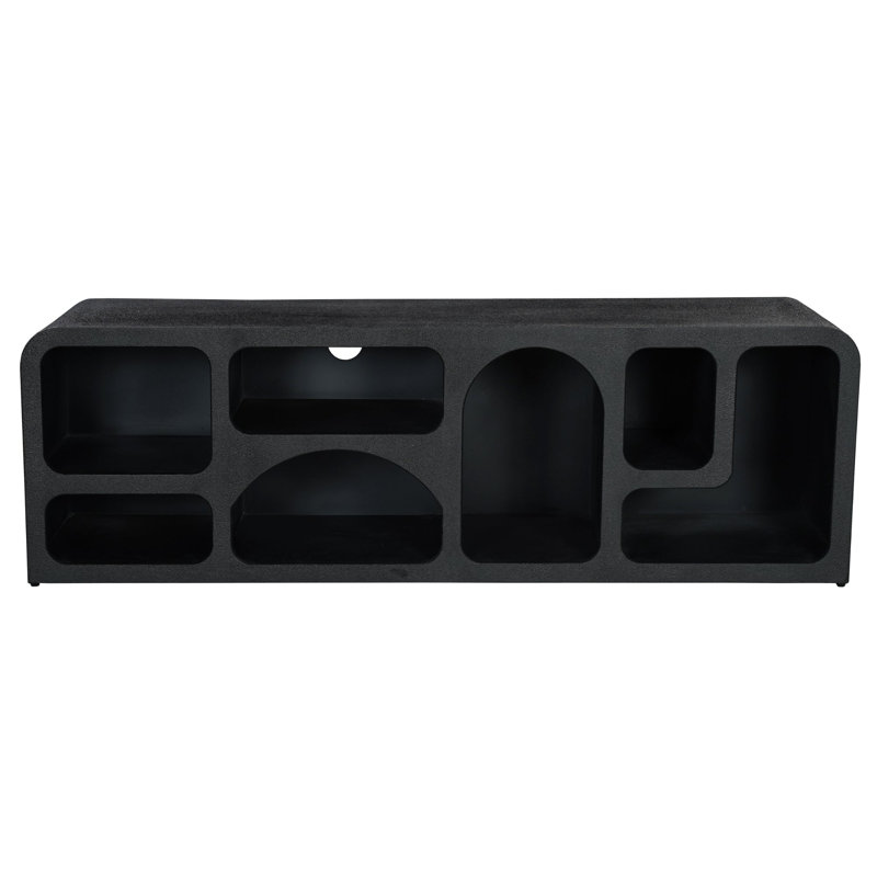 Unfinished TV Stand for TVs up to 50" with Fireplace Included