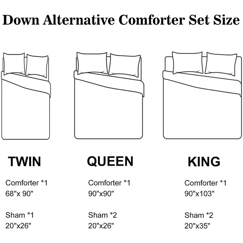 Cotton Blend Coverlet, Queen Bedspread + 2 Standard Shams