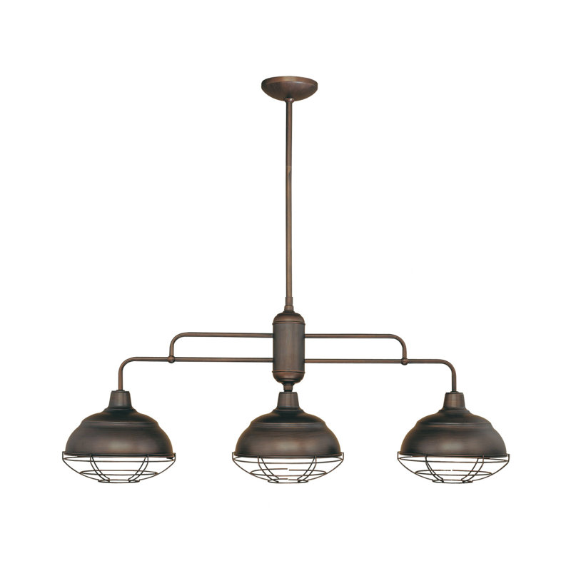 Annabal 3 - Light Kitchen Island Pendant, Rubbed Bronze