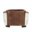 Causeuse en cuir Brancaster Retro