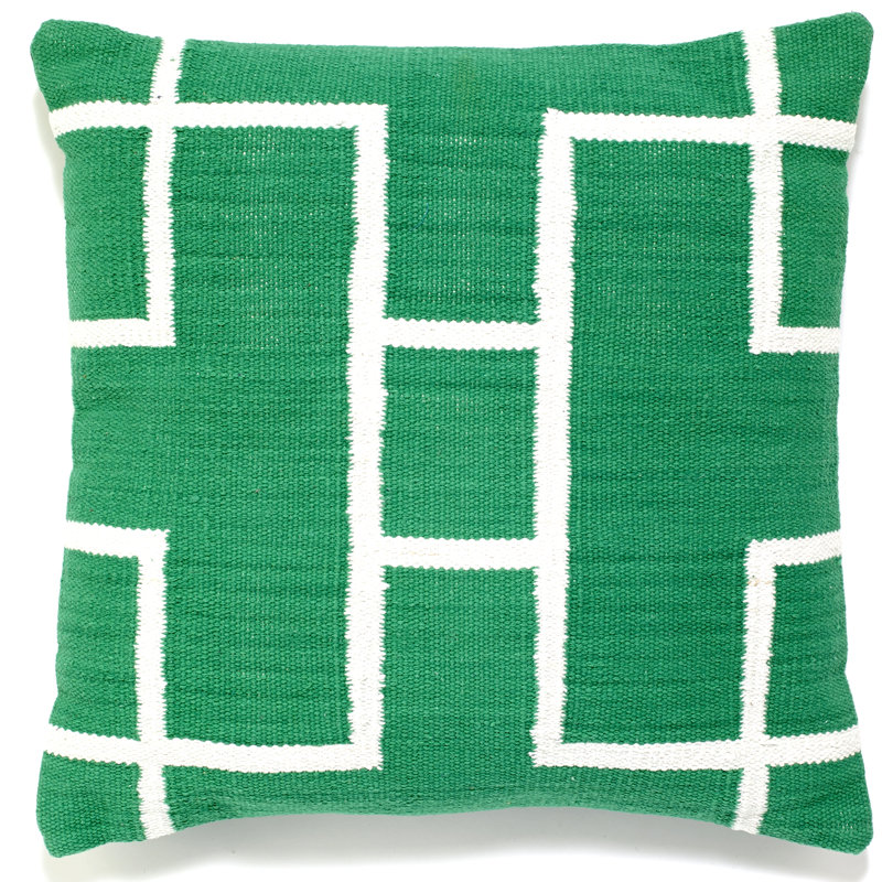 Housse de coussin Tessera, Vert foncé