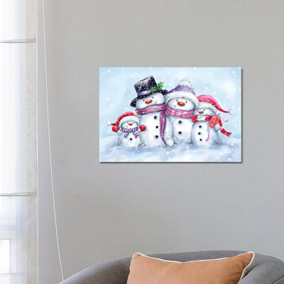 " Snowman Family II " by MAKIKO