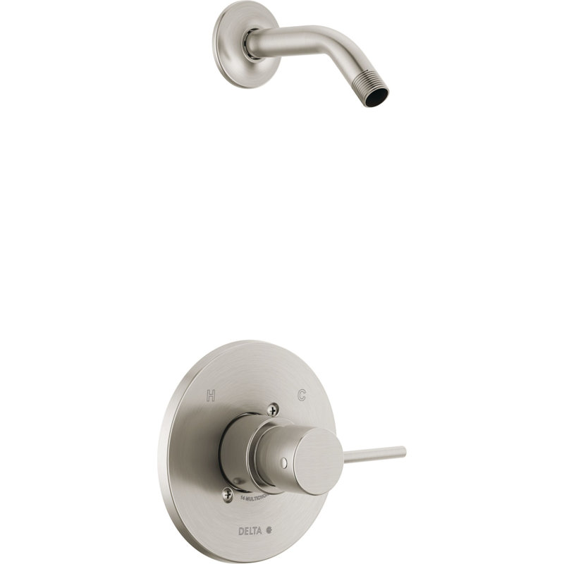 Angular Complete Shower System, Brushed Nickel
