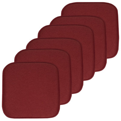 Coussin de chaise en mousse à mémoire de forme antidérapante 16 po x 16 po Charlotte Jacquard