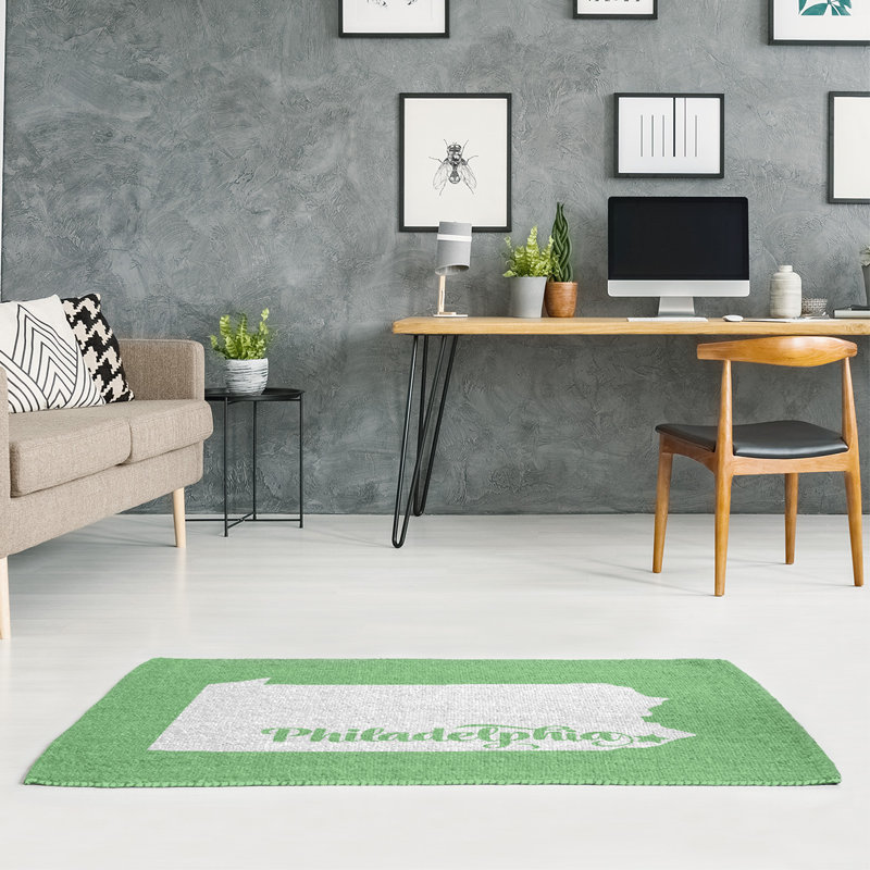 Tapis de la zone verte pennsylvanie Philadelphia, Rectangle 3 pi x 5 pi