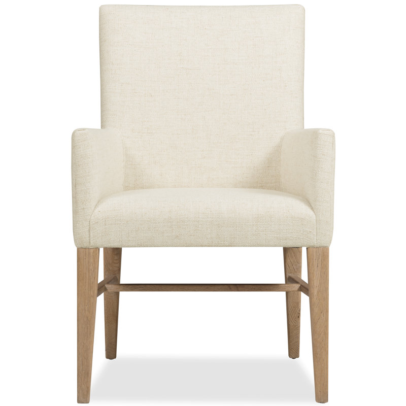 Chaise avec accoudoirs rembourrée Driftwood, Naturel