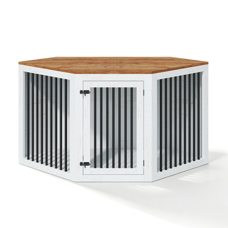Cage pour chien Aletza, Blanc