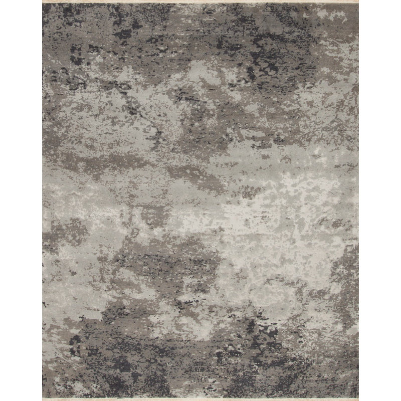 Nirvana Area Rug in Gray, Rectangle 8' x 10'