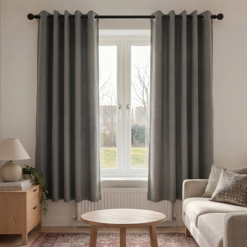 Sheer Curtain Pair, 117 cm Width x 183 cm Drop