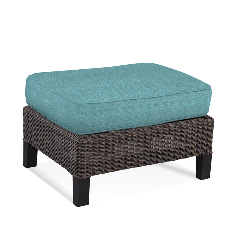 Repose-pieds avec coussin Tangier, Mélange spa; 6358-52