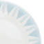 Assiette plate en verre trempé 10 po, ensemble de 4