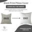Housse de coussin en lin à imprimé bloc Fabmadine Handmad, Sudharshan Jaal-107396604-107396608