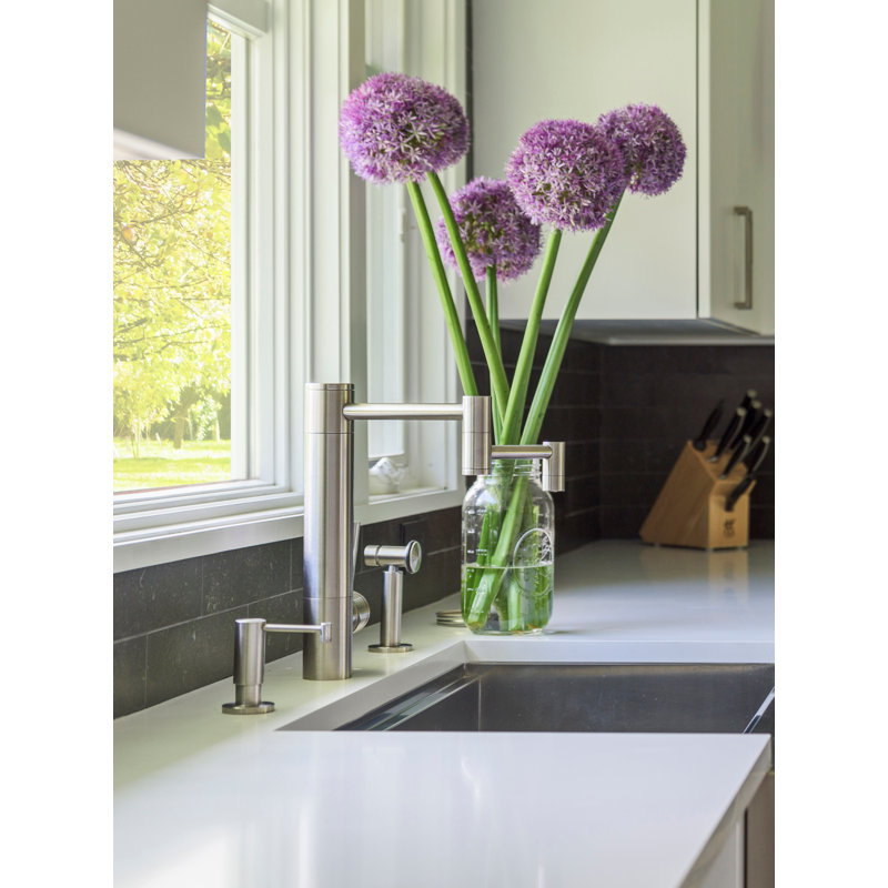 Hunley Kitchen Faucet - 18" Articulated Spout