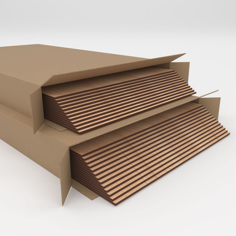 Planches en bois, Noyer blanc, H 23,75 po x l 23,75 po x P 0,25 po