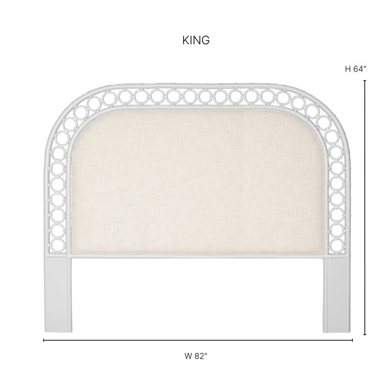 Solana Headboard, King, Light Blue