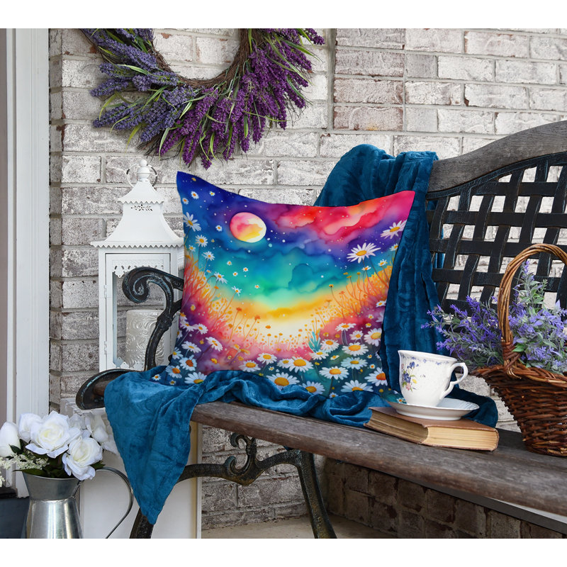  Coussin décoratif intérieur / extérieur en polyester Autre / Sans motif, 18 po x 18 po