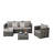 3 Pieces Outdoor Conversation Set-1412558987