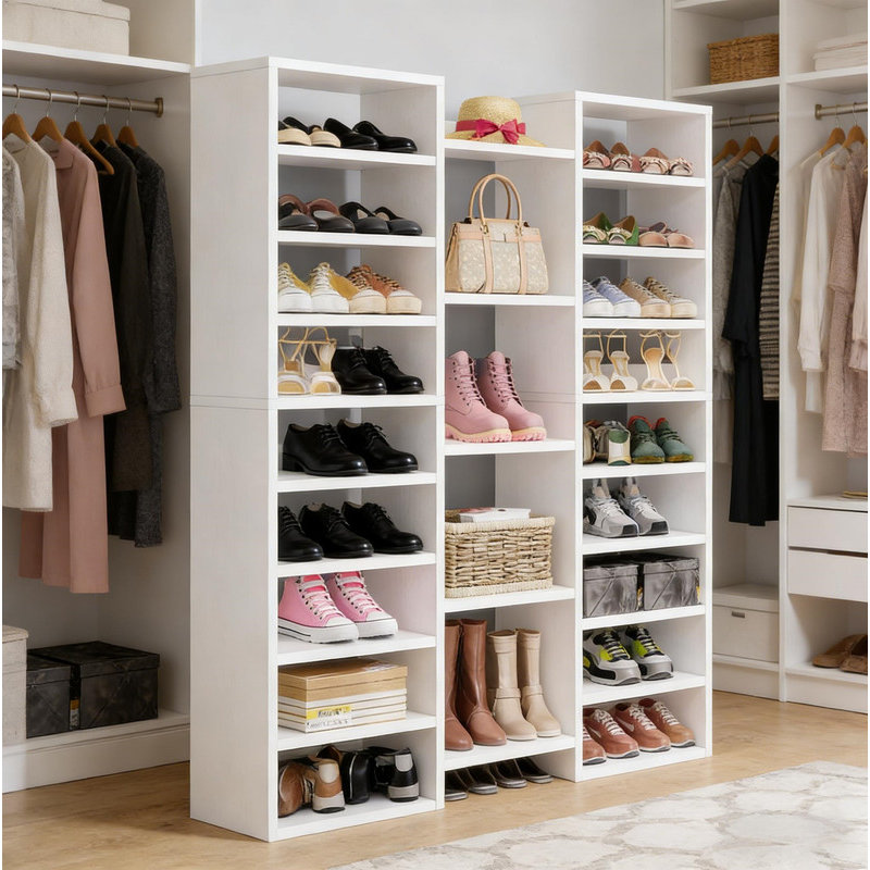Rangement, range-chaussures, range-chaussures, présentoirs autoportants