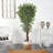 Variegated Ficus Artificial Tree in Jute Planter