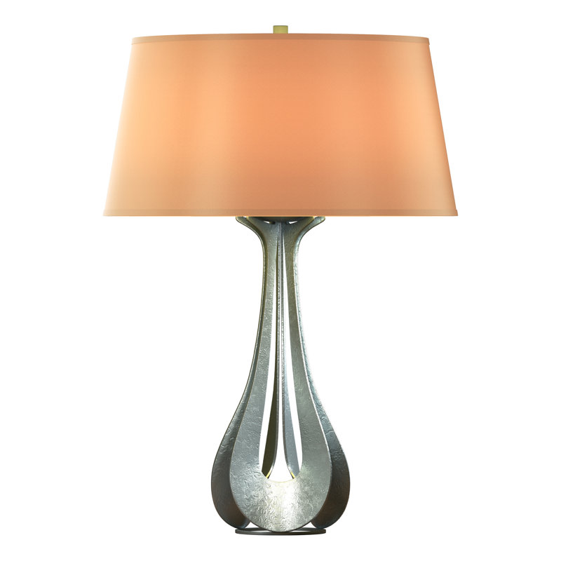 Lino 25.3" Table Lamp, Flax, Vintage Platinum