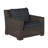 Rustic Woven Lounge Chair - Black Walnut-70166286-70166303-63221115