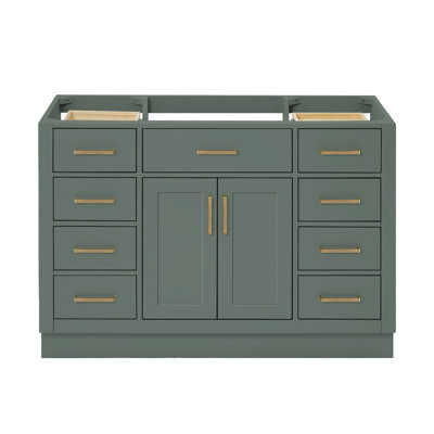Osoria 48'' Solid Wood Single Bathroom Vanity Base Only, Base Cabinet without Top