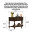 Solid Wood Top Console Table-1336241649