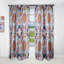 Motif floral coloré - Rideau simple occultant floral bohémien et éclectique-56671904