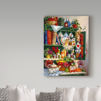 « mamies placard », reproduction de peinture à l’acrylique sur toile tendue