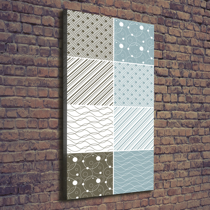 Geometric Patterns - Wrapped Canvas Print