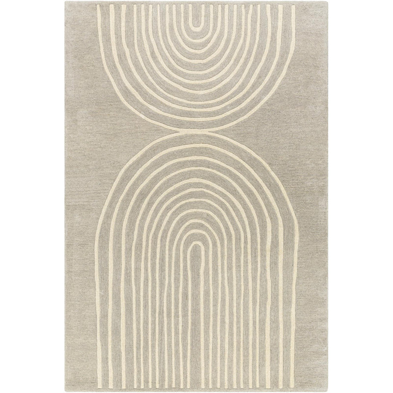 Tapis rectangulaire en laine Makpe, Rectangle 9 pi x 12 pi